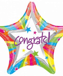 Balon folija "Congrats" - zvijezda