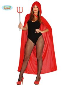 Plašt s kapuljačom crveni