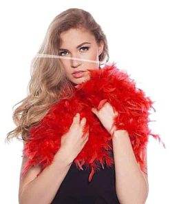 Boa perje - crvena
