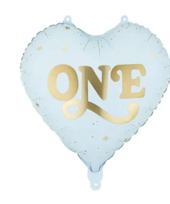 Folija balon srce plavo ONE