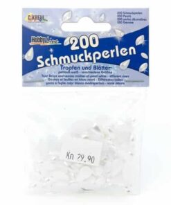 Dekorativne perle - suze - bijele