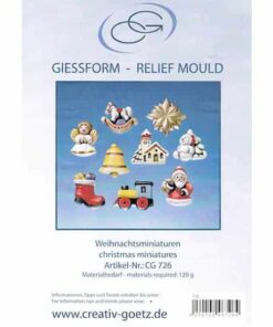Plastični kalup za gips – Božićni