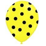 žuti balon s crnim točkama