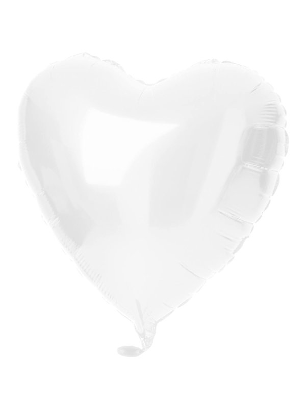 balon folija srce bijelo