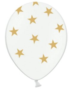 bijeli balon sa zvjezdicama