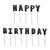 Crne happy birthday svjećice
