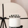 Crne happy birthday svjećice - Slika 2