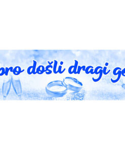 Dobro došli banner plavi