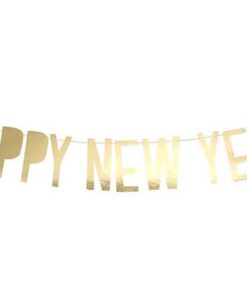 Banner Happy New Year zlatni