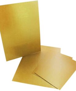 Kartonski podmetač zlatni pravokutni - više veličina