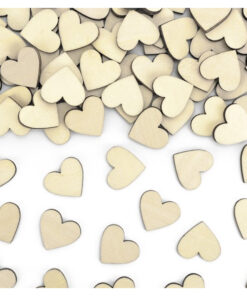drveni konfeti srca