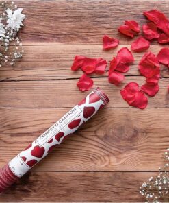 Alternative view of Konfeti u tubi - crvene latice 40 cm