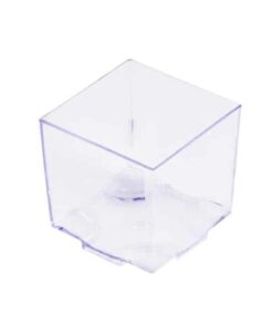 Mini desertna posudica četvrtasta prozirna