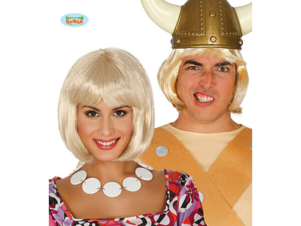 perika bob blonde