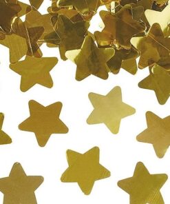 Alternative view of Konfeti u tubi - zlatne zvjezdice 60 cm