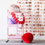 zavjesa srce rose gold1