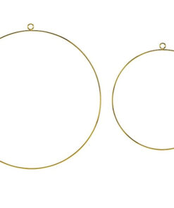 zlatni metalni obruč